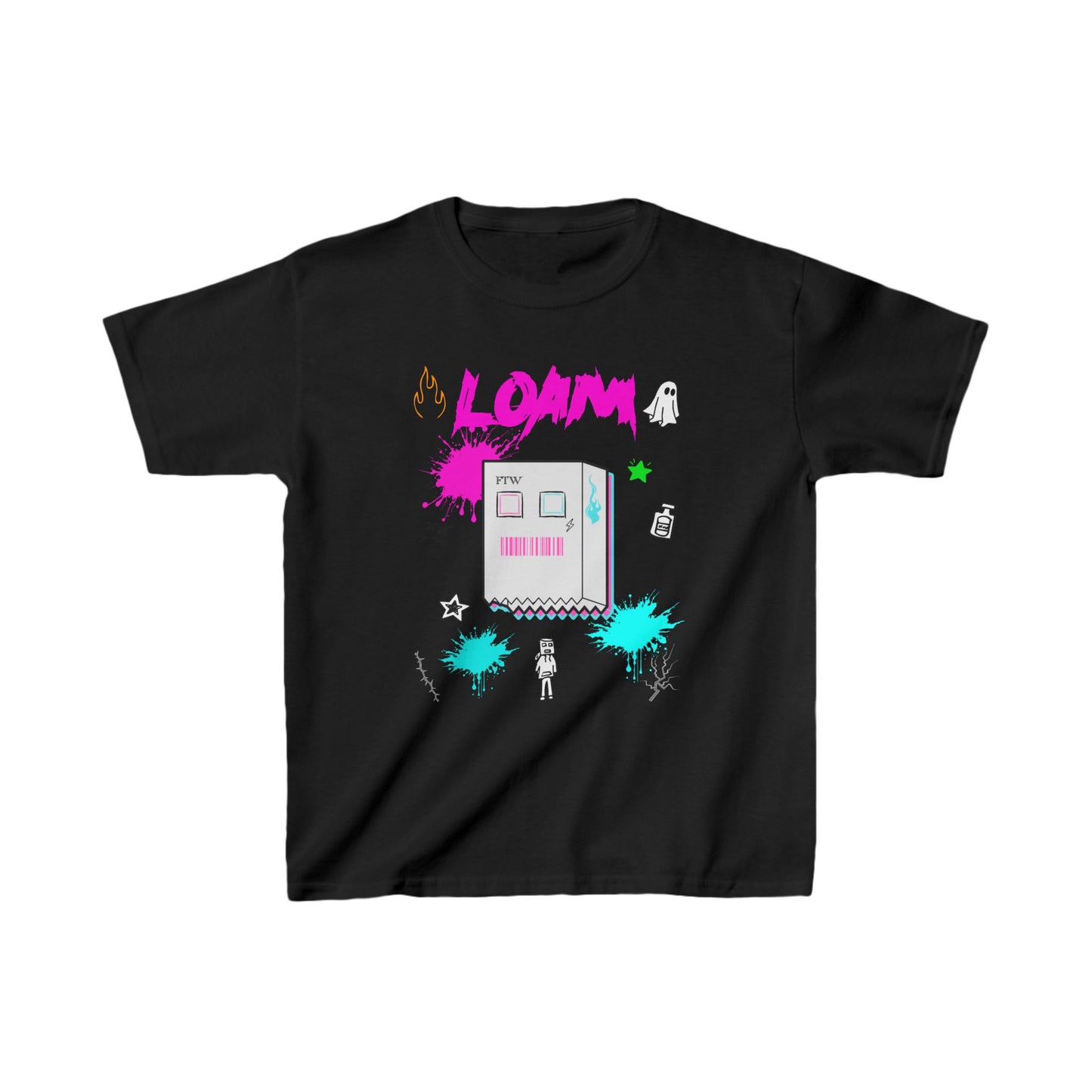 LOAM V1 T-SHIRT KIDS - SVART