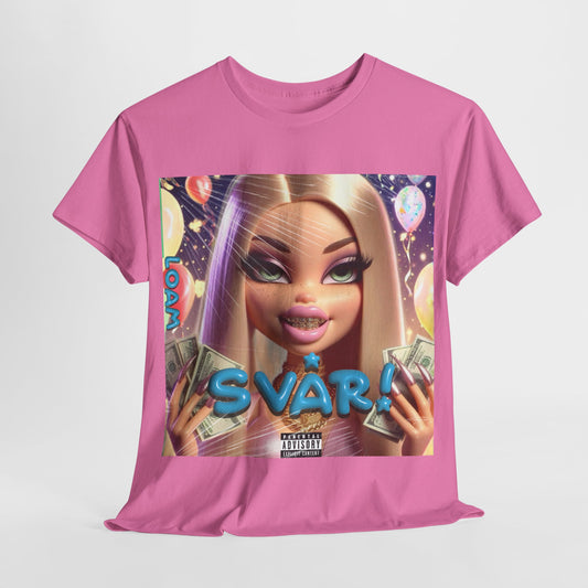 LOAM "SVÅR!" OVERSIZED T-SHIRT - ROSA
